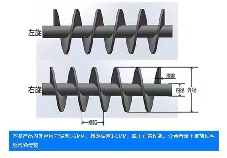 儋州市不锈钢螺旋叶片蛟龙叶片 - 一站式服务